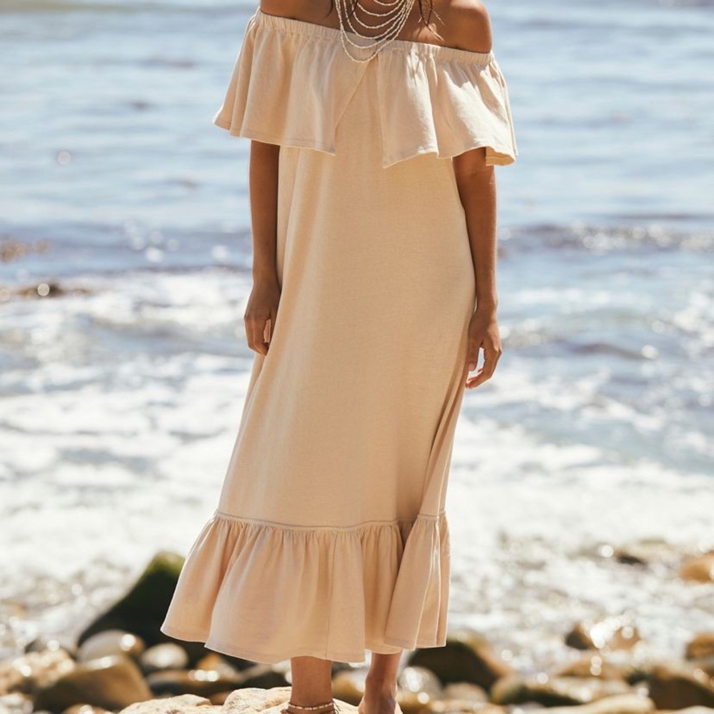 NWT Free People Midi Dress - Picture 2 of 6